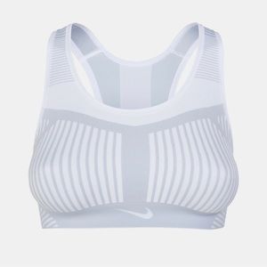 Nike Phenom Flyknit Bra. Never worn! Runs small/super tight. Sz M. Bra is white!